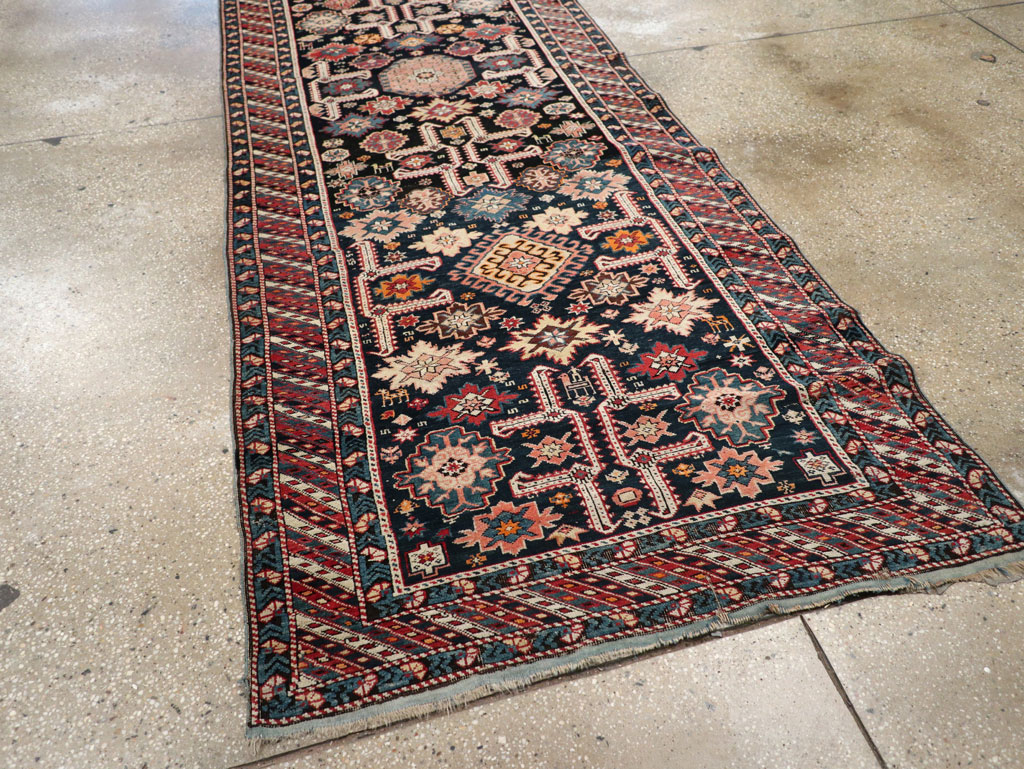 Antique Caucasian Perpedil Long Runner, No.31083 - Staging