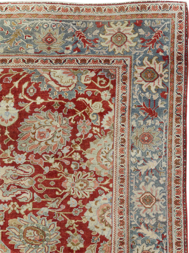 Antique Persian Mahal Carpet, No.31085 - Staging