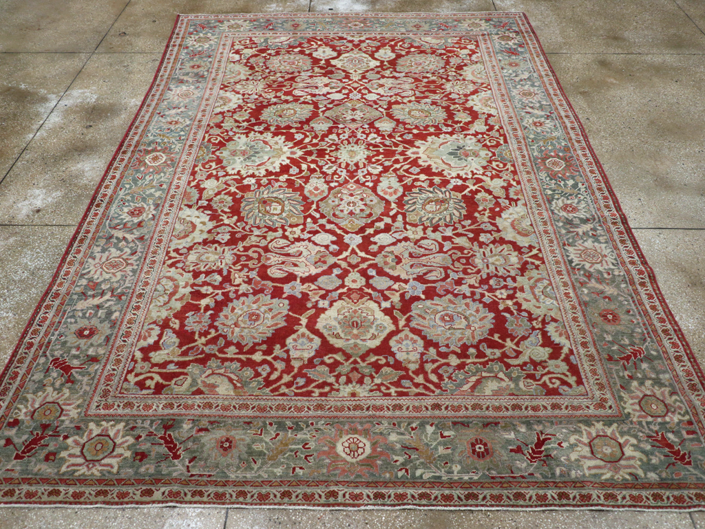 Antique Persian Mahal Carpet, No.31085 - Staging