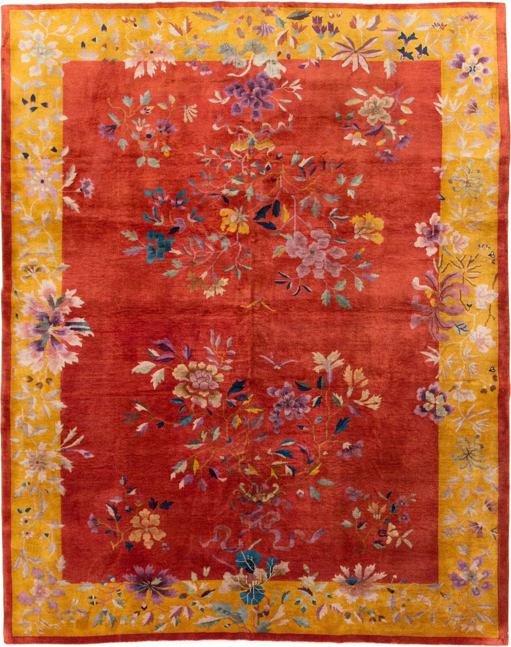 Vintage Chinese Art Deco Room Size Carpet, No.31098 - Staging