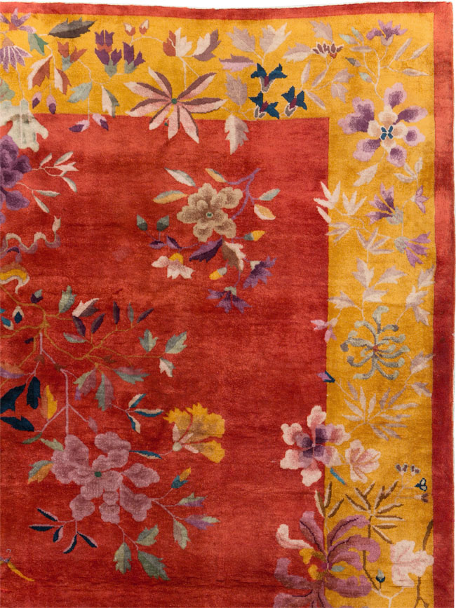 Vintage Chinese Art Deco Room Size Carpet, No.31098 - Staging