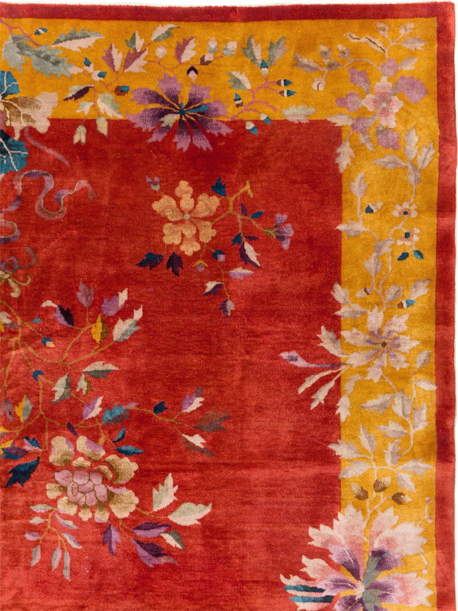 Vintage Chinese Art Deco Room Size Carpet, No.31098 - Staging