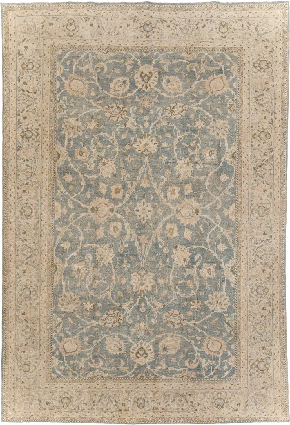 Vintage Persian Mahal Accent Carpet, No.31101 - Staging