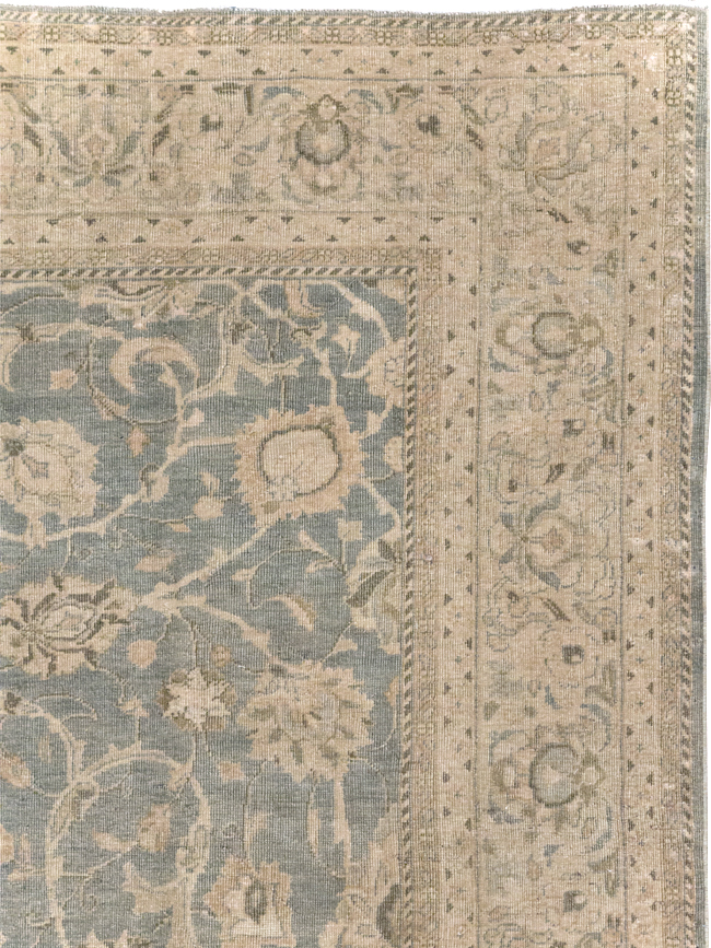 Vintage Persian Mahal Accent Carpet, No.31101 - Staging