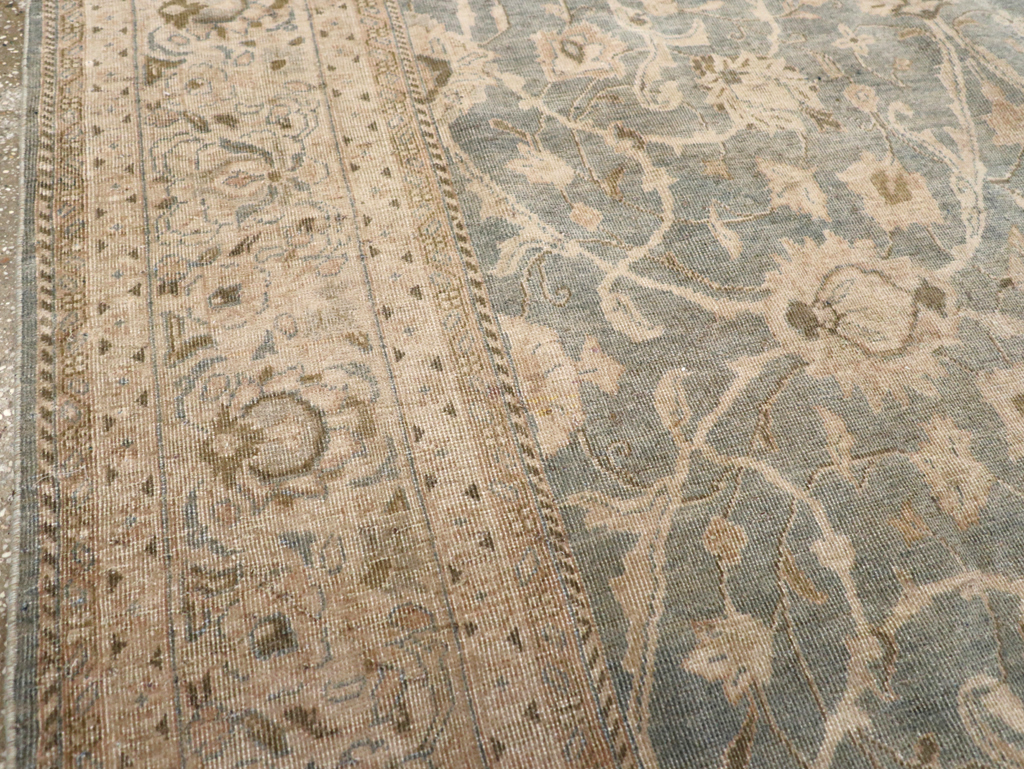 Vintage Persian Mahal Accent Carpet, No.31101 - Staging