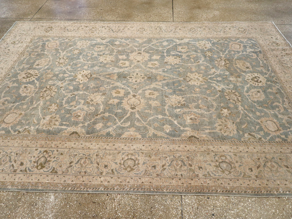 Vintage Persian Mahal Accent Carpet, No.31101 - Staging