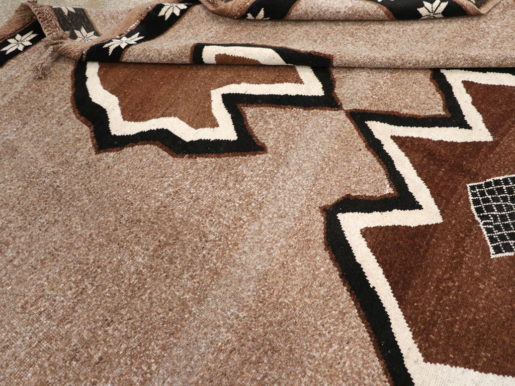 Vintage Turkish Anatolian Tribal Room Size Carpet, No.31112 - Staging