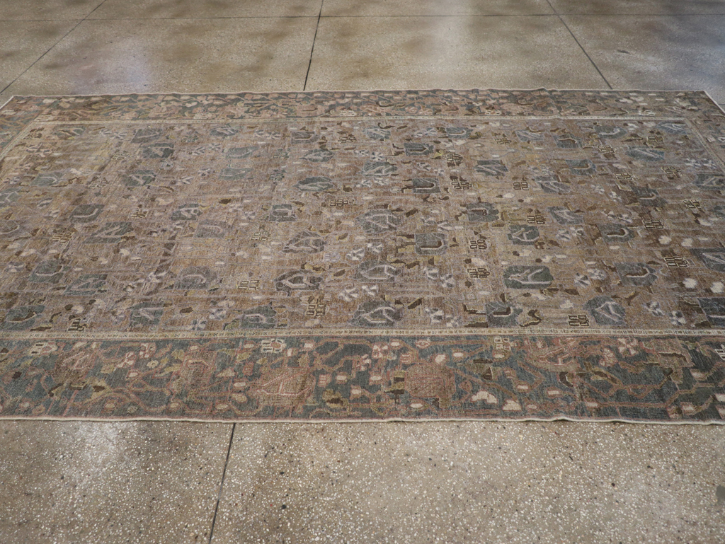 Antique Persian Bakhtiari Gallery Carpet, No.31115 - Staging