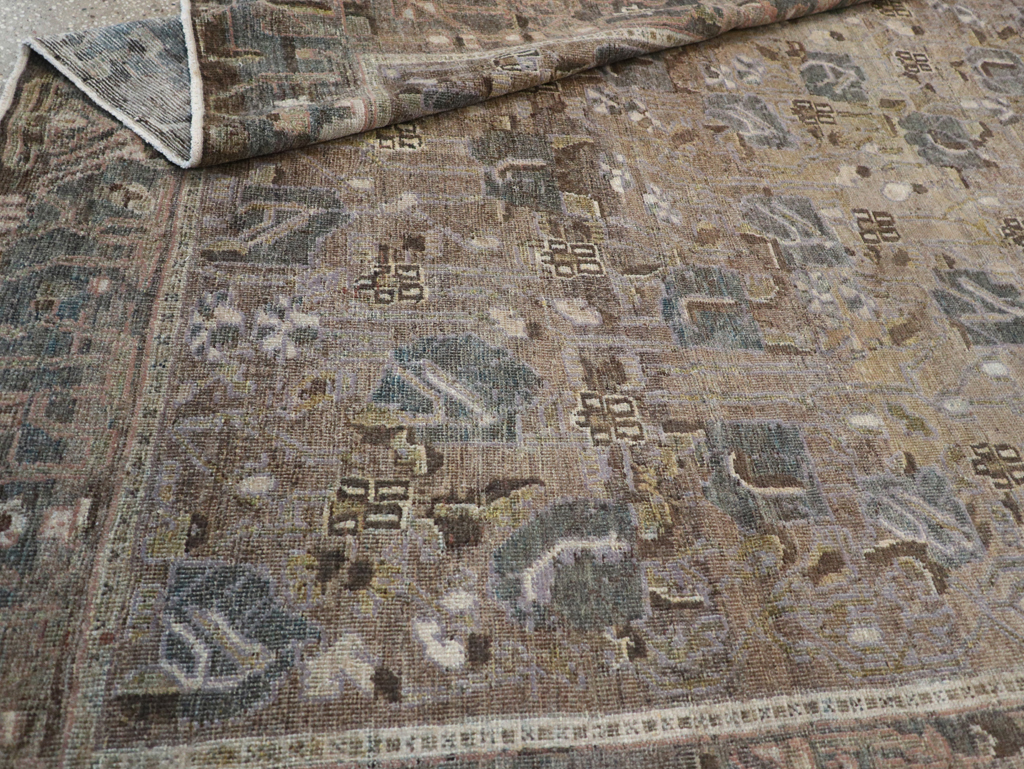 Antique Persian Bakhtiari Gallery Carpet, No.31115 - Staging