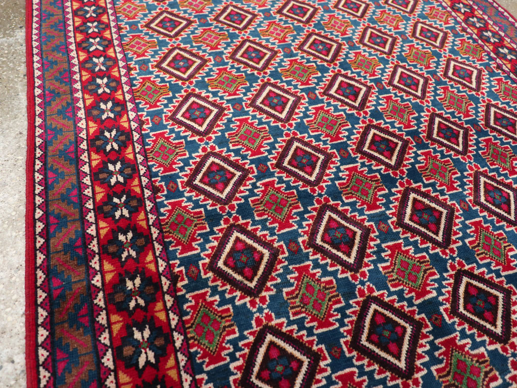 Vintage Persian Mashad Runner, No.31117 - Staging