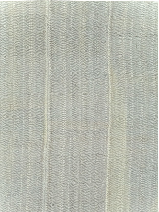 Contemporary Turkish Flatweave Kilim Room Size Carpet, No.31122 - Staging