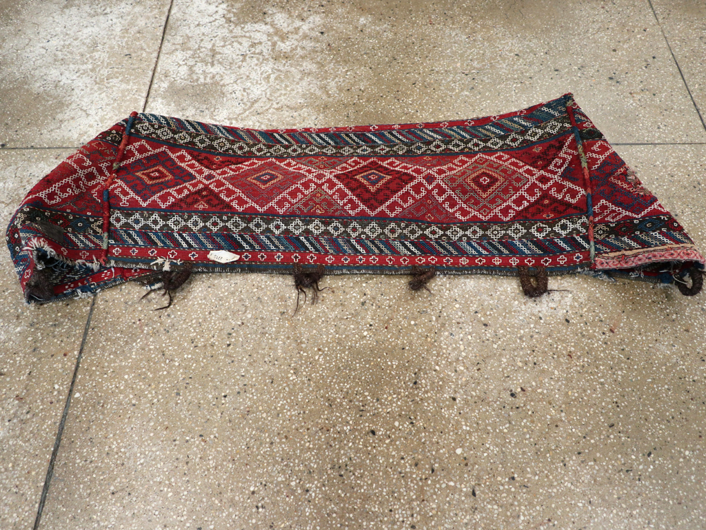 Antique Persian Afshar Bag, No.31129 - Staging