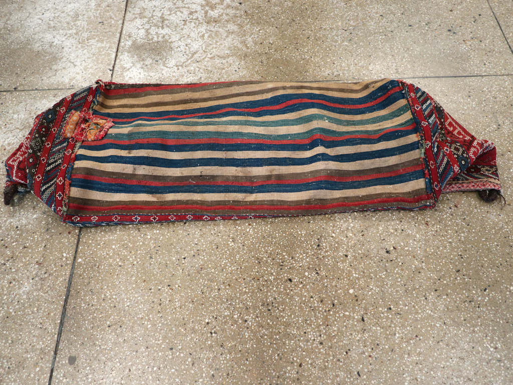Antique Persian Afshar Bag, No.31129 - Staging