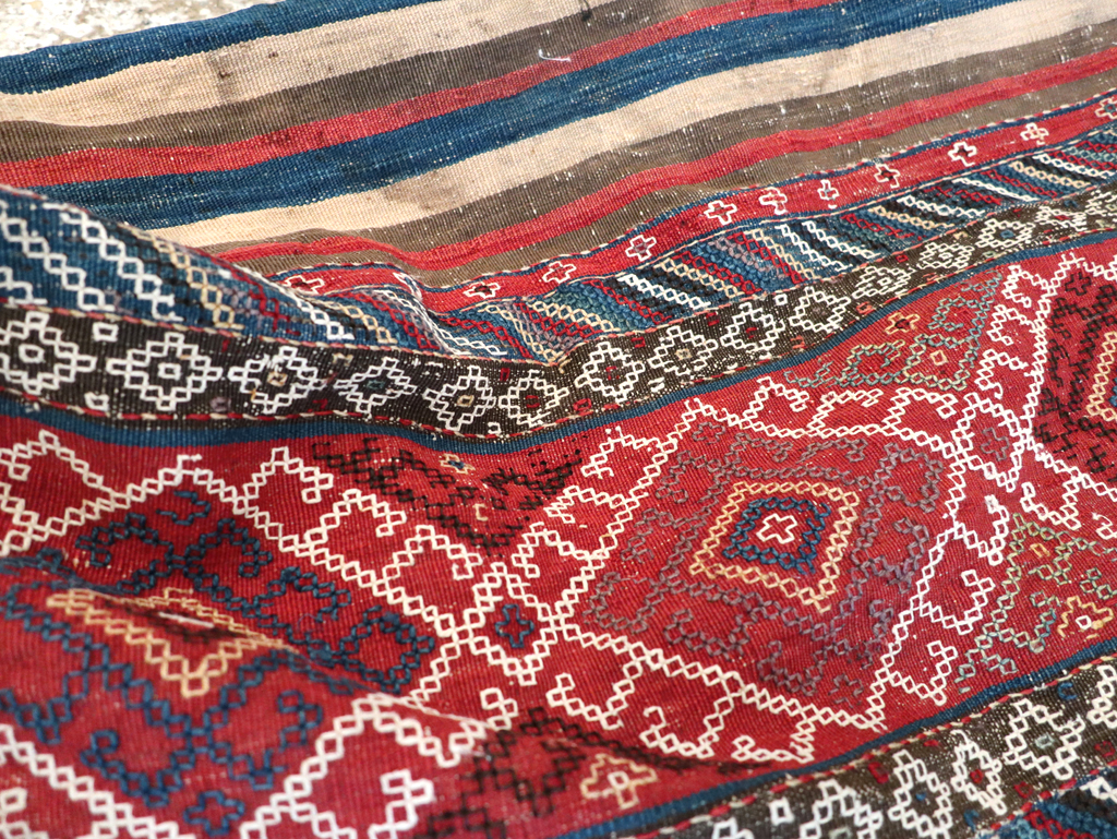 Antique Persian Afshar Bag, No.31129 - Staging