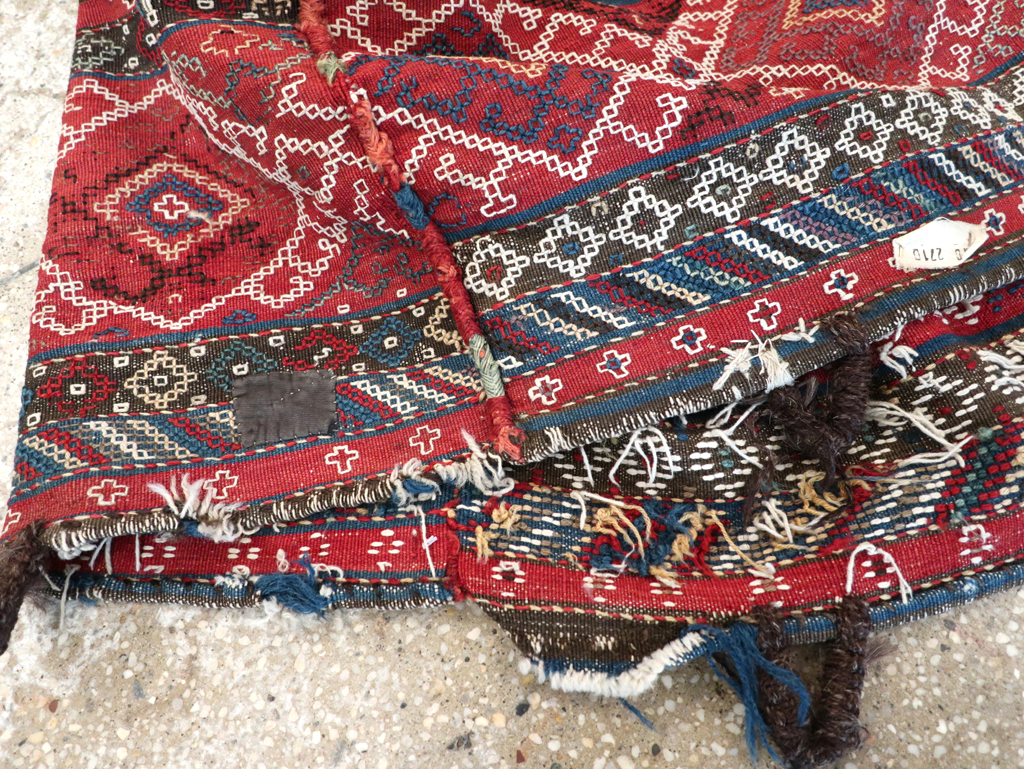 Antique Persian Afshar Bag, No.31129 - Staging