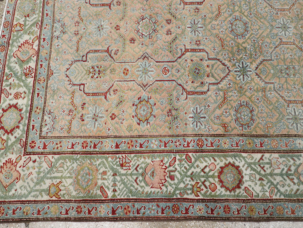 Antique Persian Malayer Accent Carpet, No.31131 - Staging