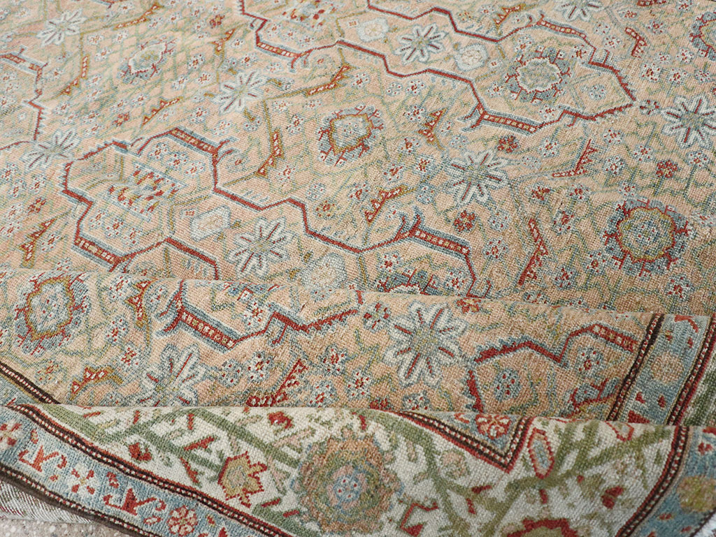 Antique Persian Malayer Accent Carpet, No.31131 - Staging