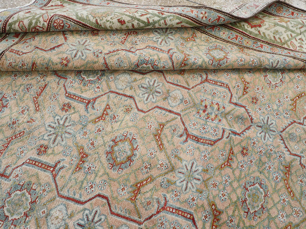 Antique Persian Malayer Accent Carpet, No.31131 - Staging