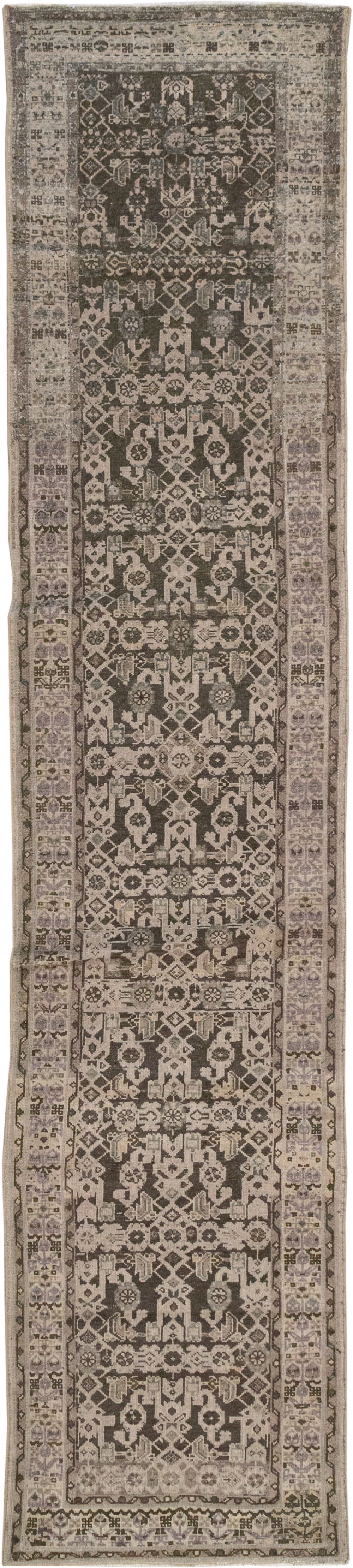 Antique Persian Malayer Runner, No.31138 - Staging