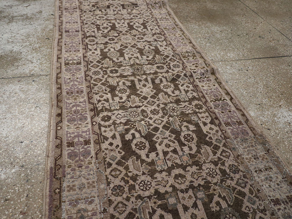 Antique Persian Malayer Runner, No.31138 - Staging