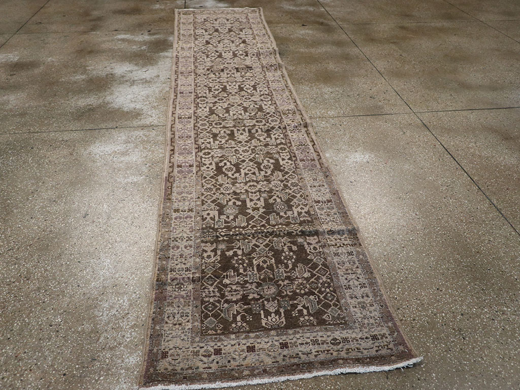 Antique Persian Malayer Runner, No.31138 - Staging