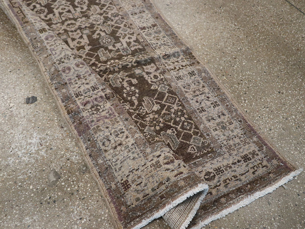 Antique Persian Malayer Runner, No.31138 - Staging