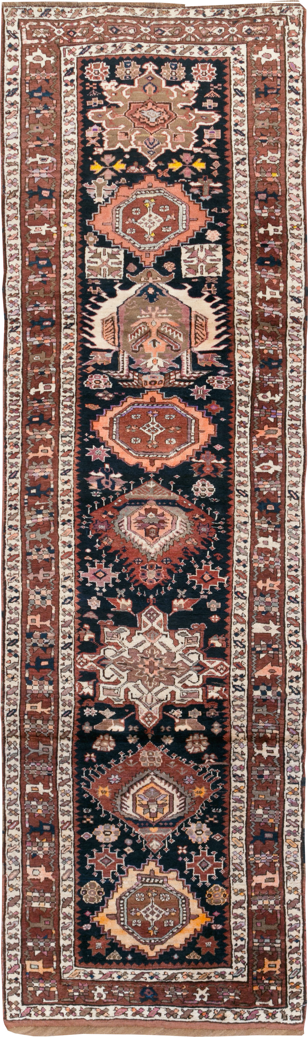 Antique Persian Kurd Runner, No.31148 - Staging