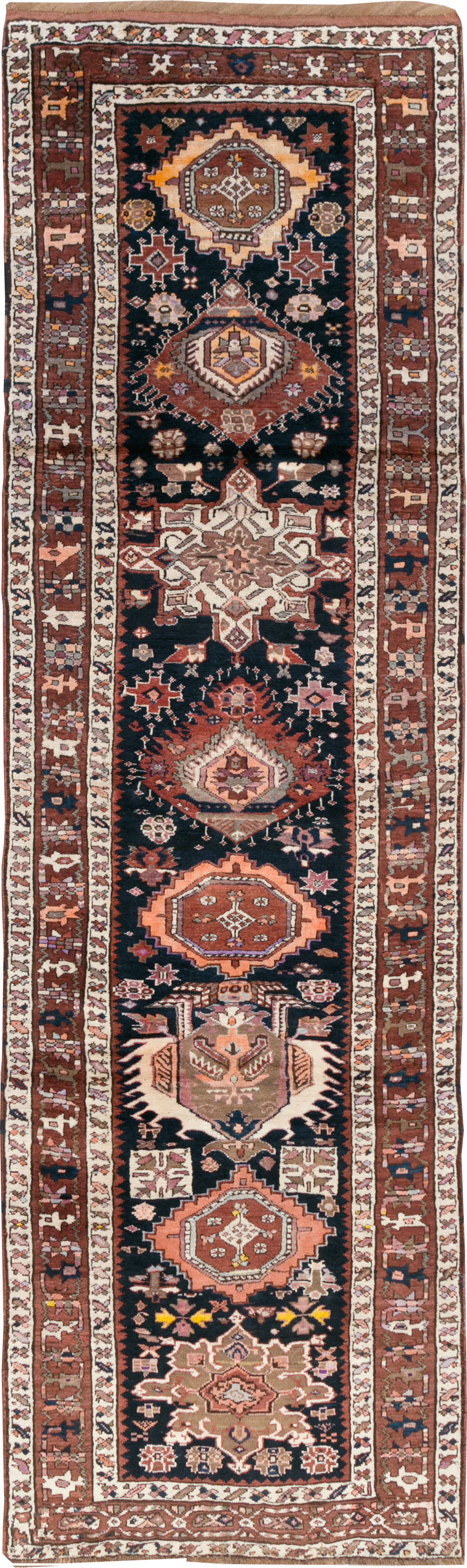 Antique Persian Kurd Runner, No.31148 - Staging