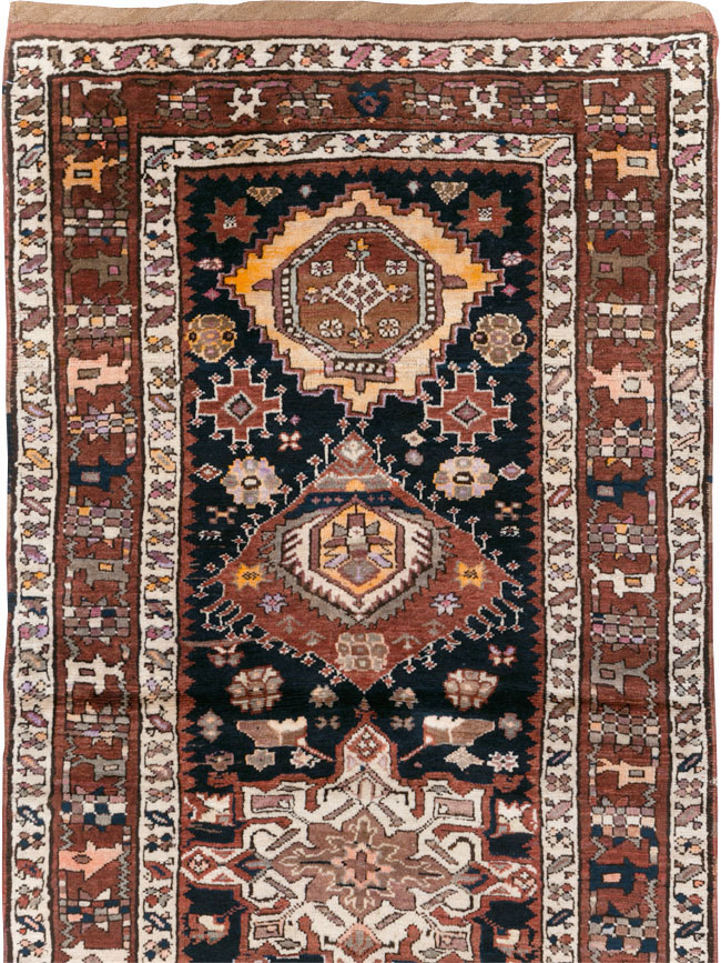 Antique Persian Kurd Runner, No.31148 - Staging