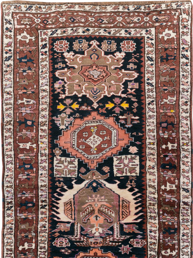 Antique Persian Kurd Runner, No.31148 - Staging