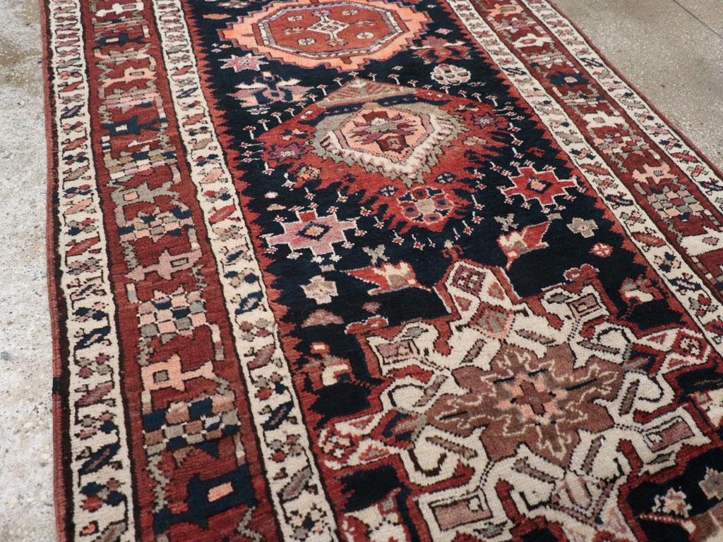 Antique Persian Kurd Runner, No.31148 - Staging
