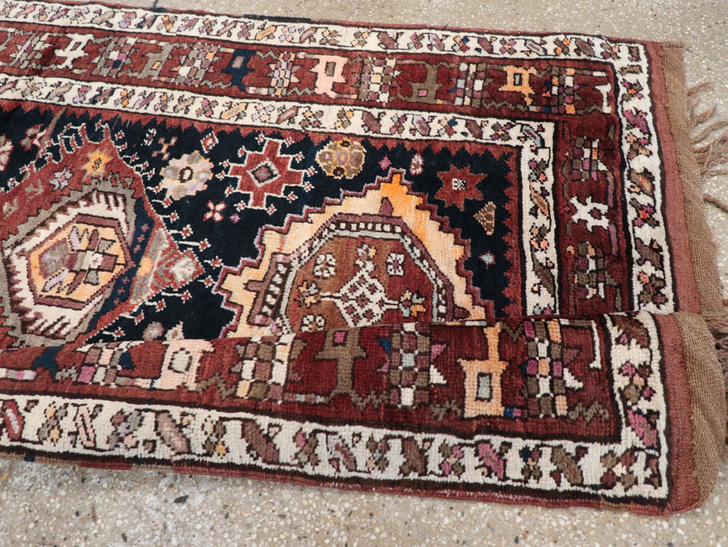 Antique Persian Kurd Runner, No.31148 - Staging