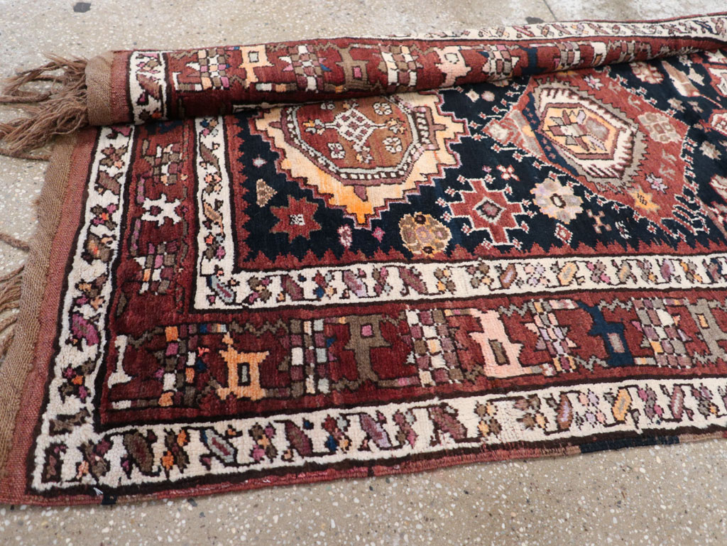 Antique Persian Kurd Runner, No.31148 - Staging