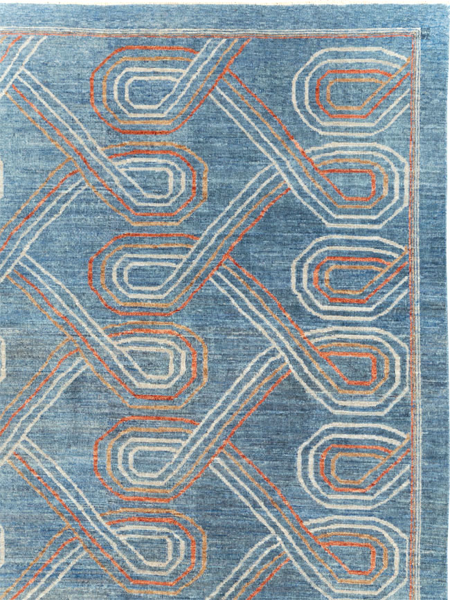 Contemporary Turkish Room Size Carpet, No.31150 - Staging