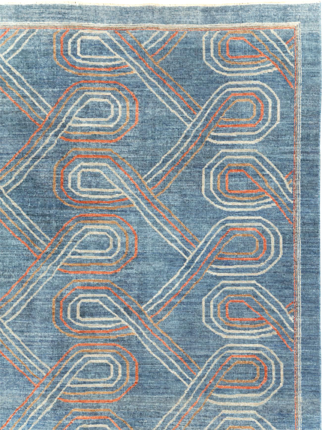 Contemporary Turkish Room Size Carpet, No.31150 - Staging