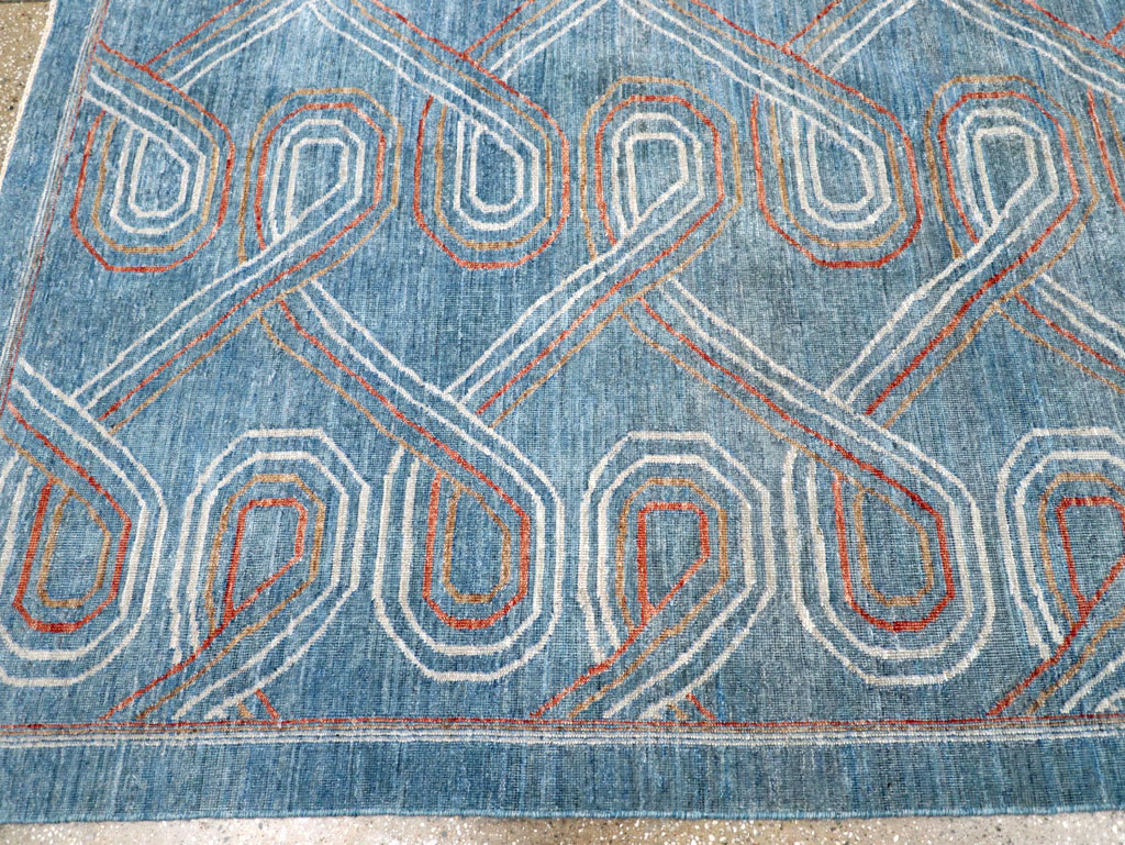 Contemporary Turkish Room Size Carpet, No.31150 - Staging