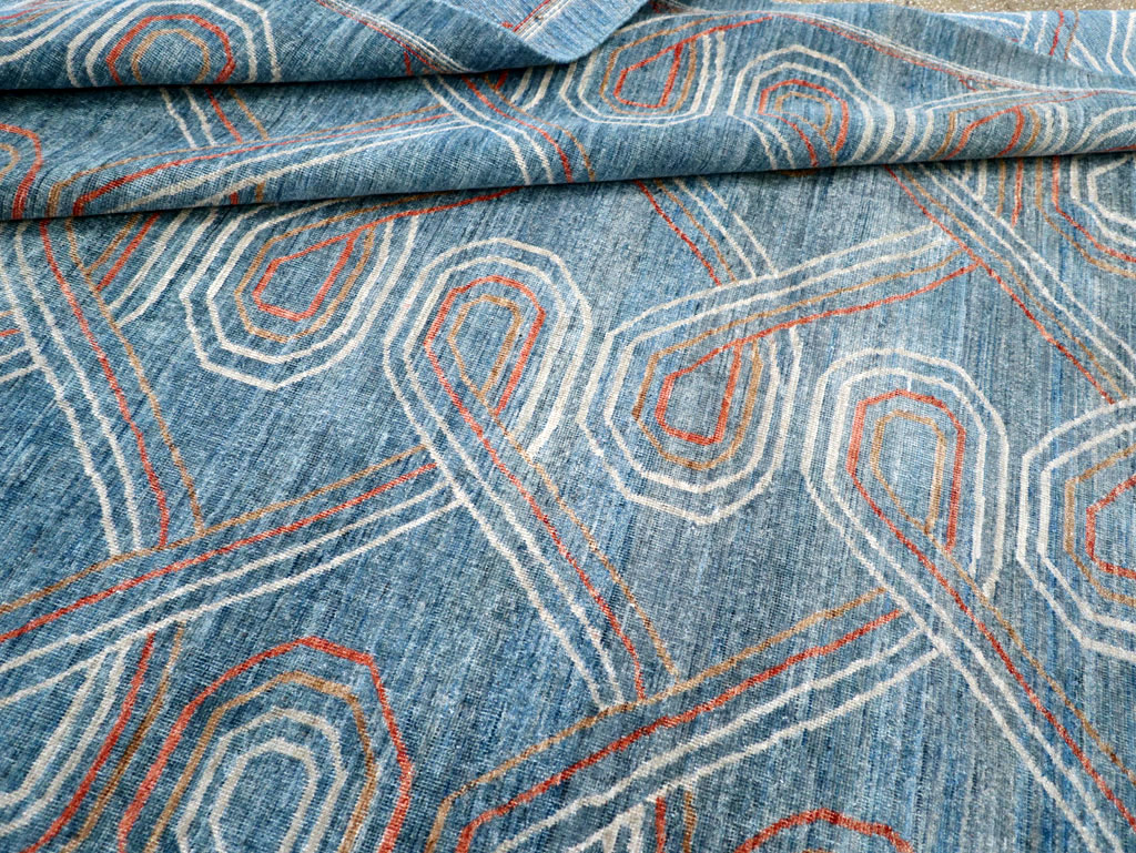 Contemporary Turkish Room Size Carpet, No.31150 - Staging