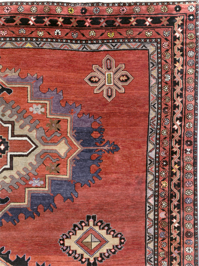 Vintage Turkish Anatolian Room Size Carpet, No.31166 - Staging