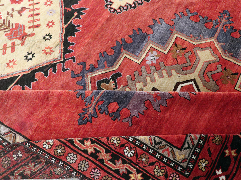 Vintage Turkish Anatolian Room Size Carpet, No.31166 - Staging