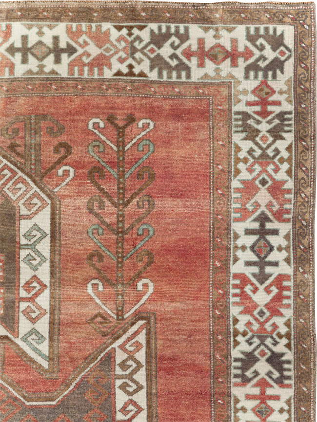 Vintage Turkish Anatolian Small Room Size Carpet, No.31168 - Staging