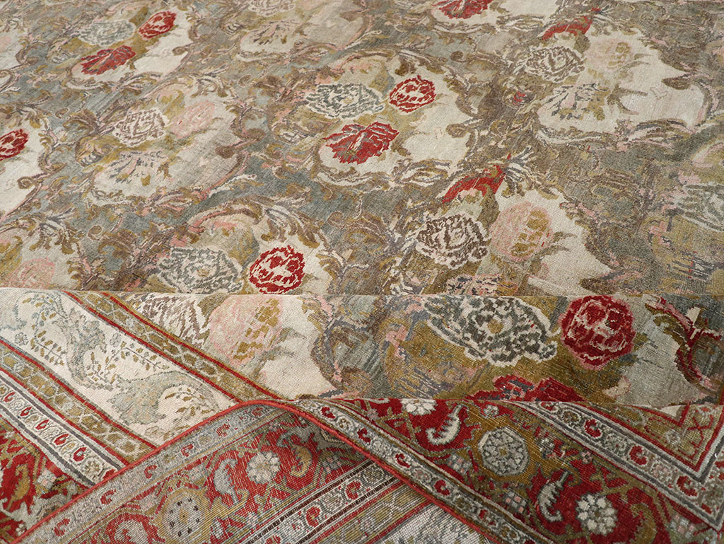 Antique Persian Bidjar Large Carpet, No.31178 - Staging