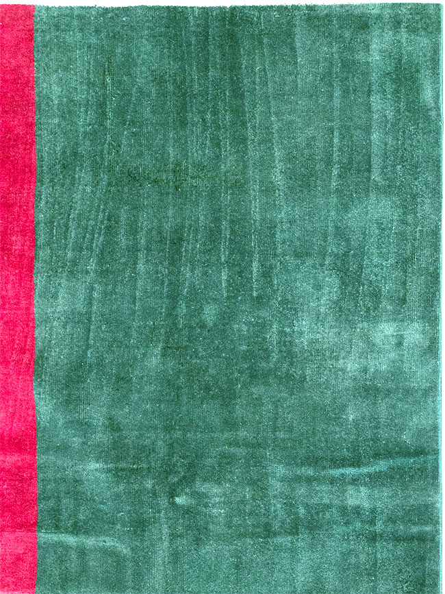 Vintage Anatolian Deco Style Carpet, No.31188 - Staging