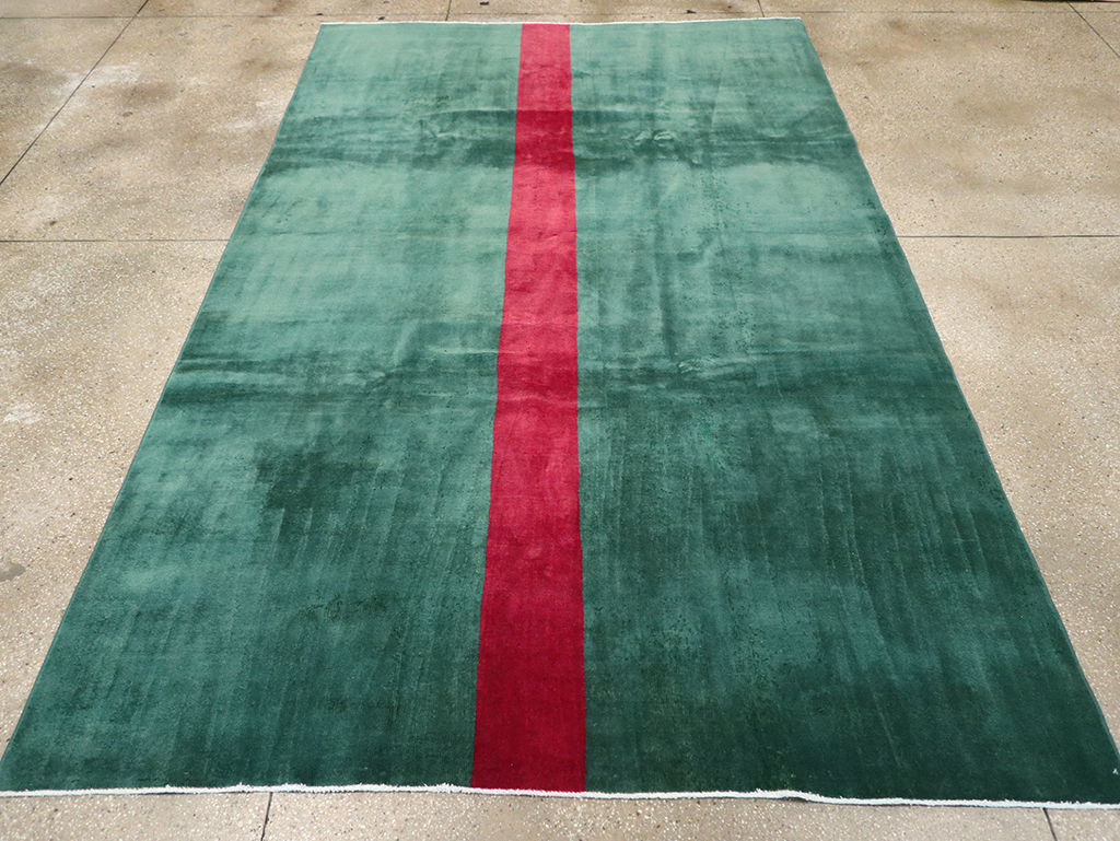 Vintage Anatolian Deco Style Carpet, No.31188 - Staging