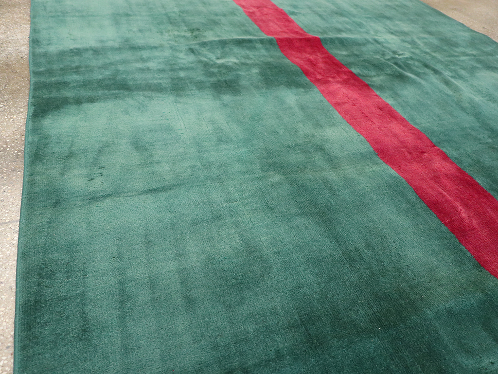 Vintage Anatolian Deco Style Carpet, No.31188 - Staging