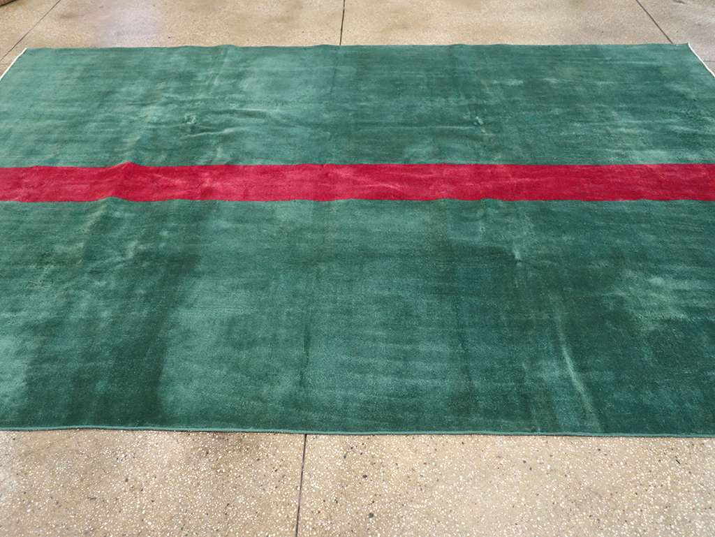 Vintage Anatolian Deco Style Carpet, No.31188 - Staging