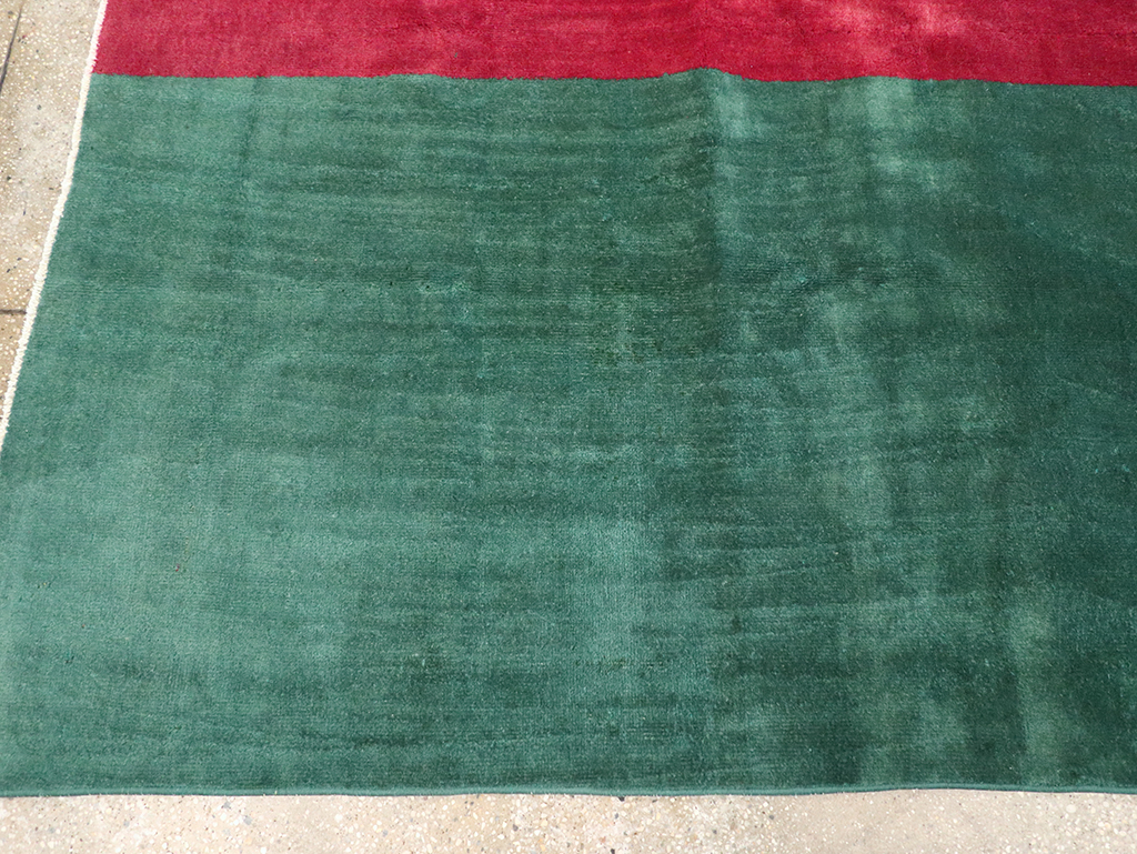 Vintage Anatolian Deco Style Carpet, No.31188 - Staging