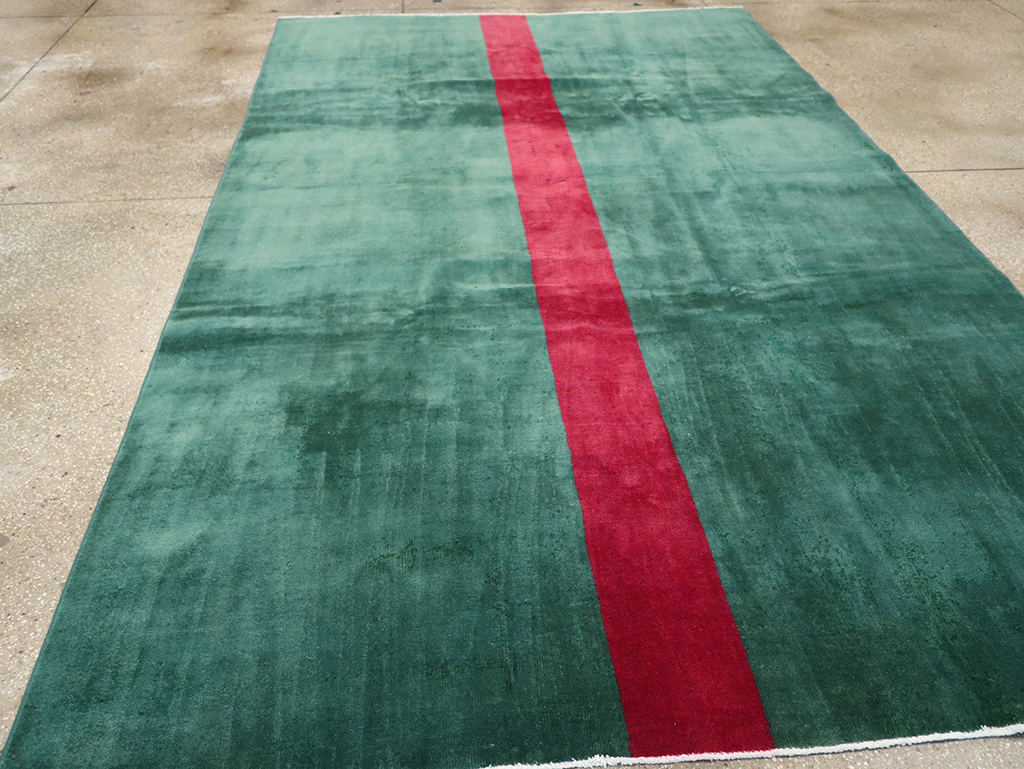 Vintage Anatolian Deco Style Carpet, No.31188 - Staging