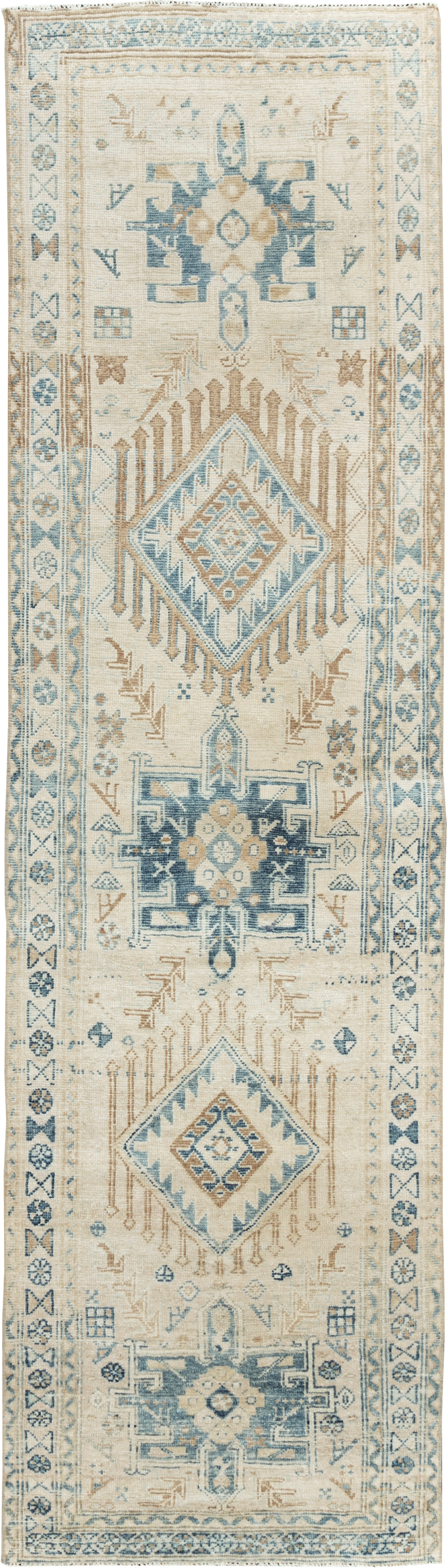 Vintage Persian Karajeh Runner, No.31201 - Staging