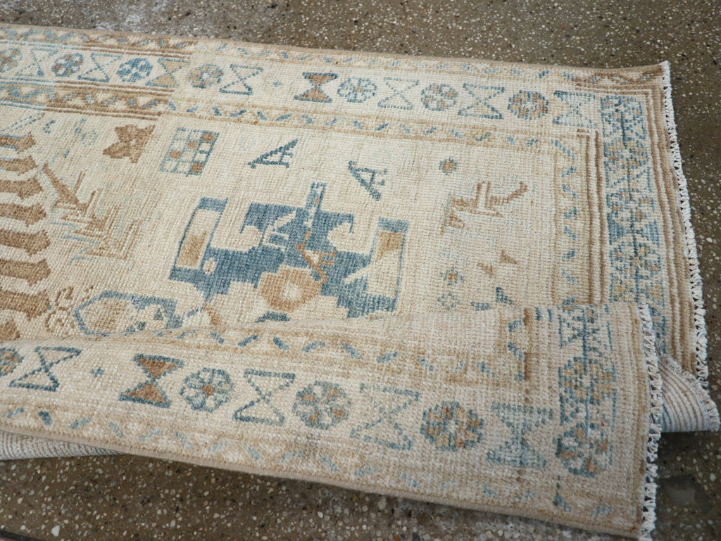 Vintage Persian Karajeh Runner, No.31201 - Staging
