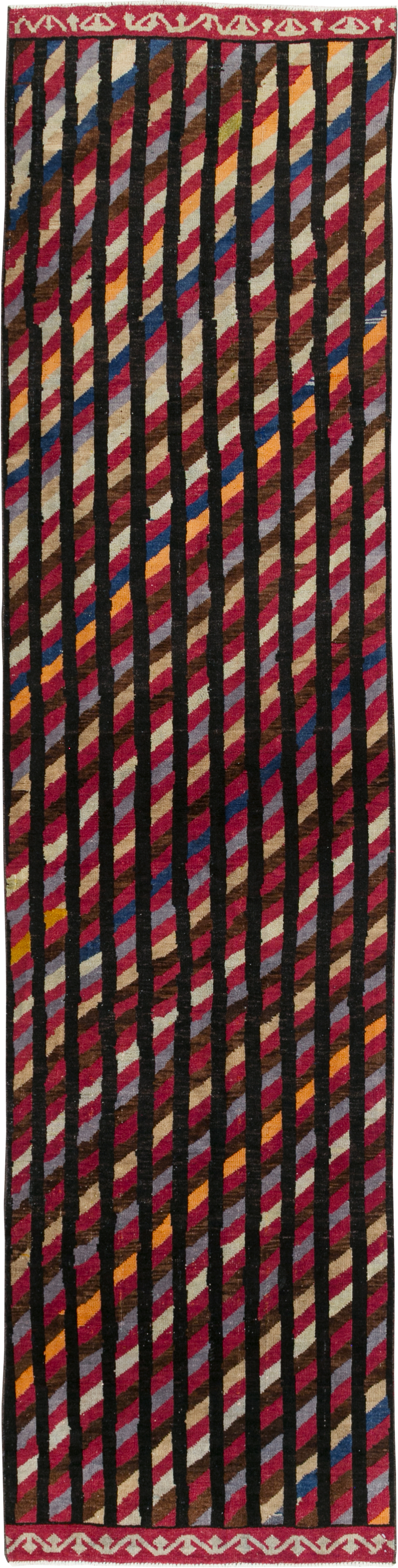 Vintage Turkish Anatolian Runner, No.31208 - Staging